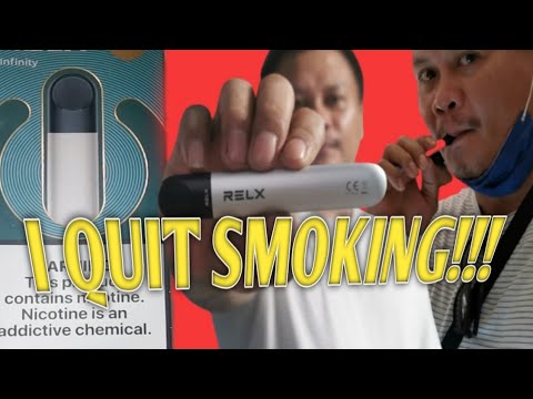 RELX INFINITY VAPE DEVICE|I QUIT SMOKING
