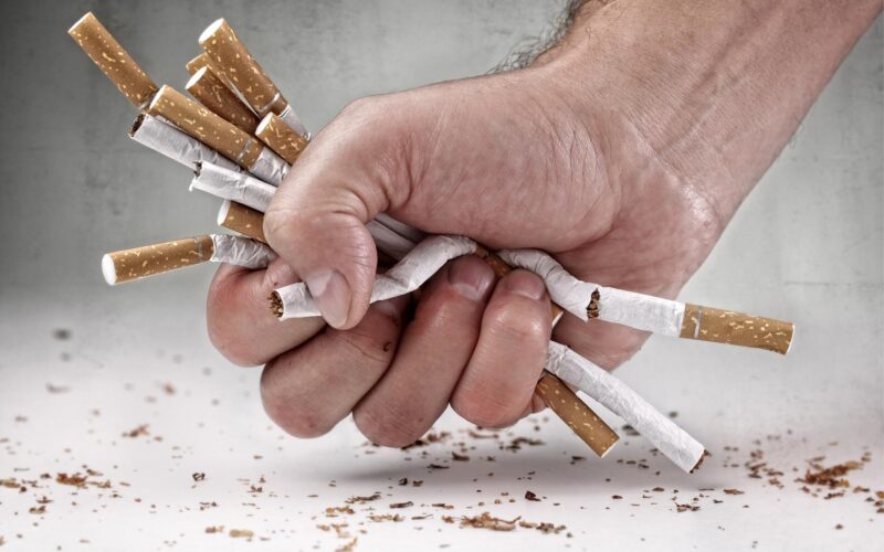 Quit Smoking Cigarettes Concept